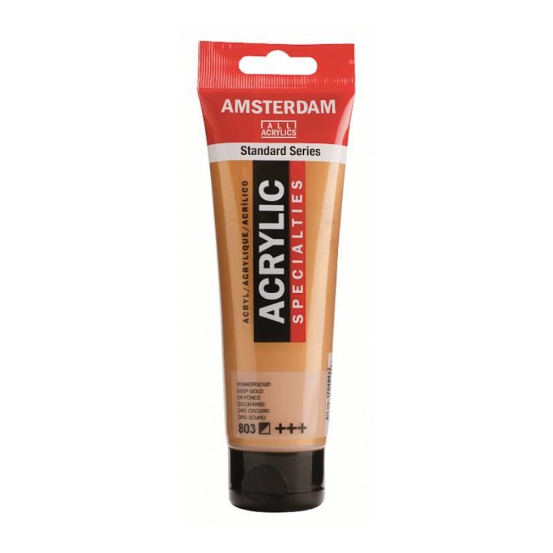 

Краска акриловая Royal Talens AMSTERDAM 120 мл (803) золотой темный (8712079217549)