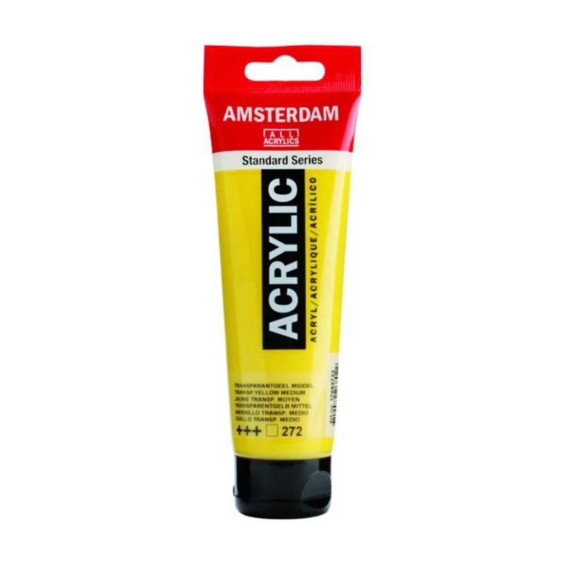 

Краска акриловая Royal Talens AMSTERDAM 120 мл (272) прозрачный желтый средний (8712079268022)