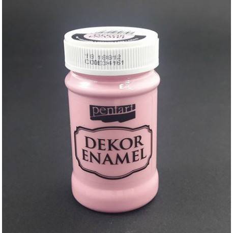 

Краска акриловая глянцевая Pentart Dekor Enamel 100 мл розовый (5997412796797)