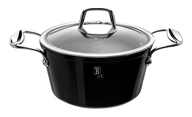 

Кастрюля Berlinger Haus Black Royal 2.5л, титановое антипригарное покрытие