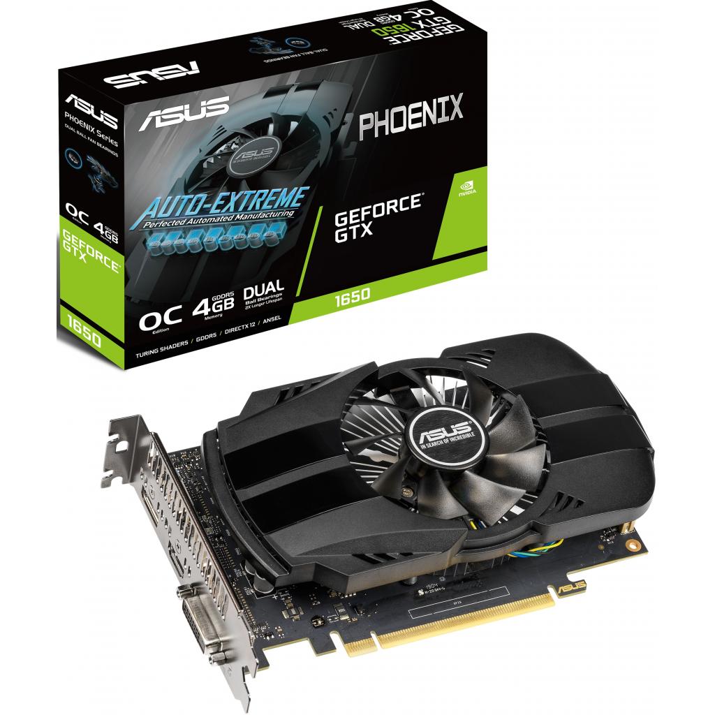 

Відеокарта ASUS GeForce GTX1650 4096Mb PH OC (PH-GTX1650-O4G)