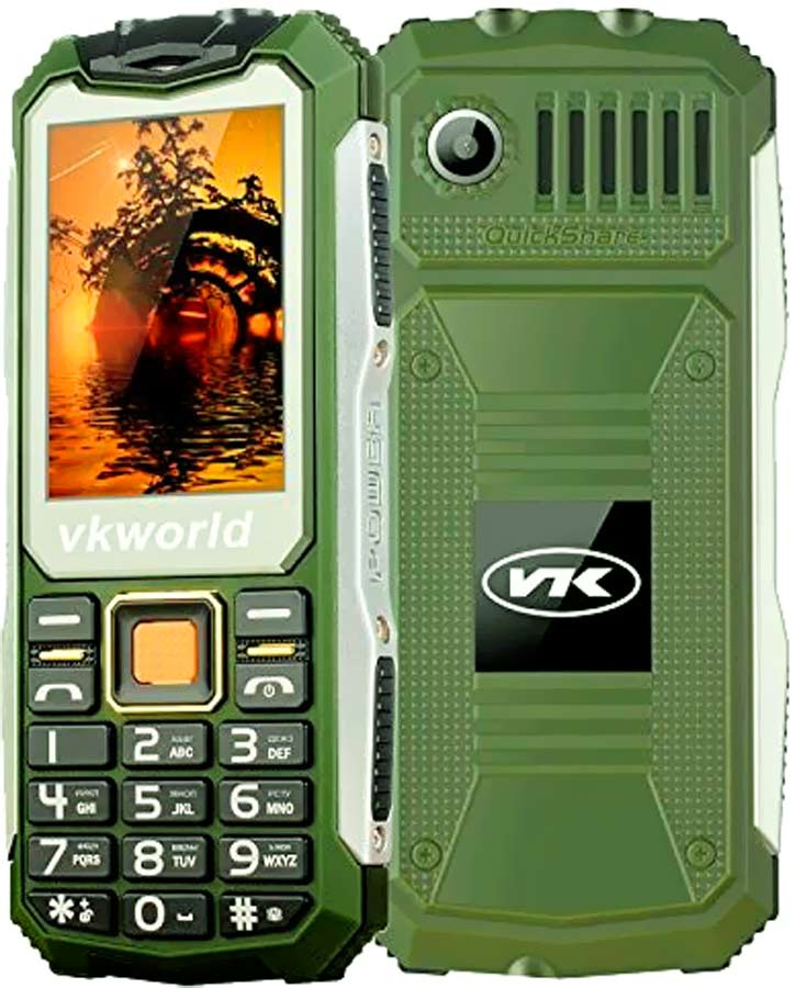 

Мобильный телефон VK World Stone V3S Green