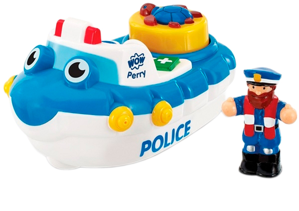 

Игрушка инерционная Wow Toys Полицейская лодка Перри (TOYS10347)