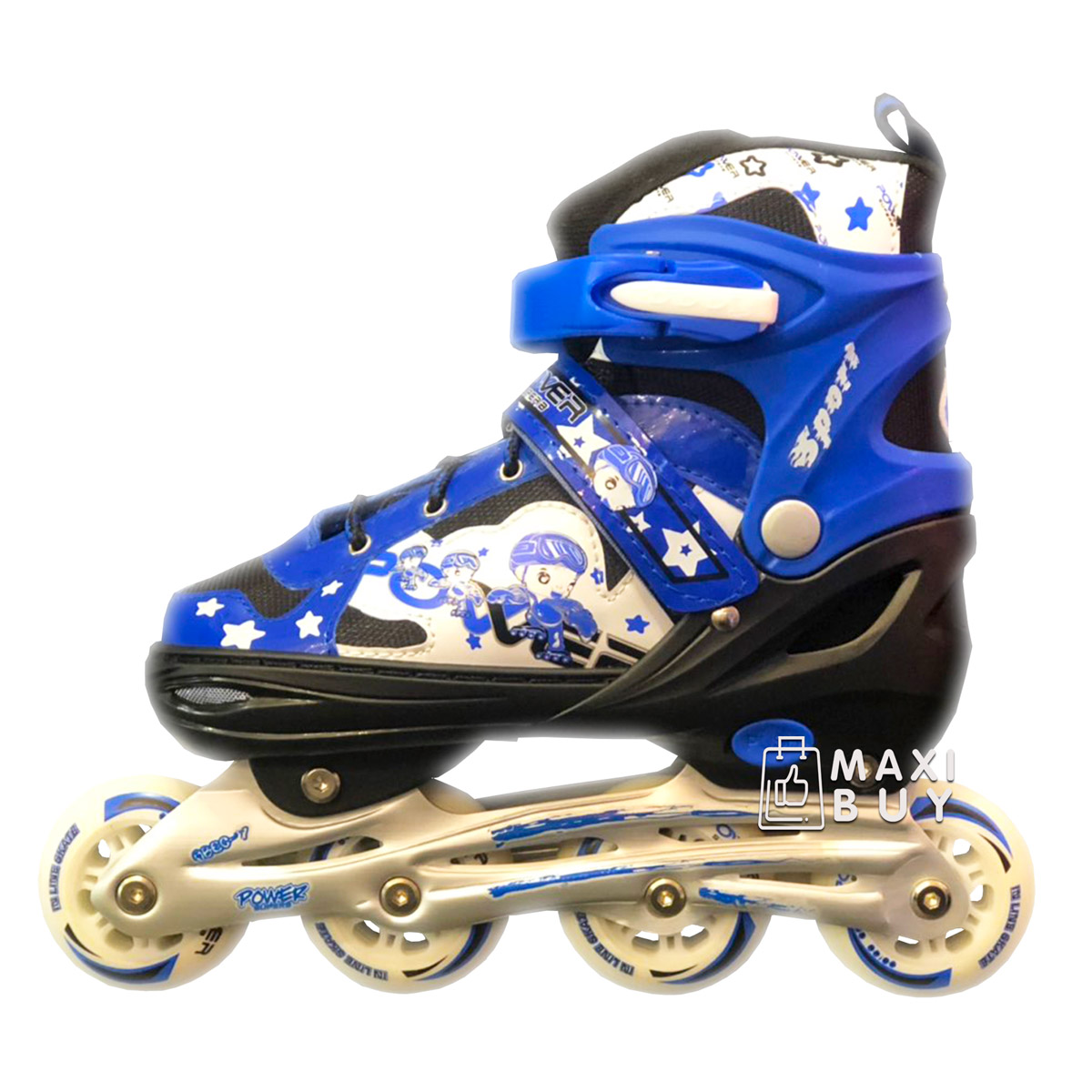 

Ролики раздвижные SkateX SuperB 37-40 Синий