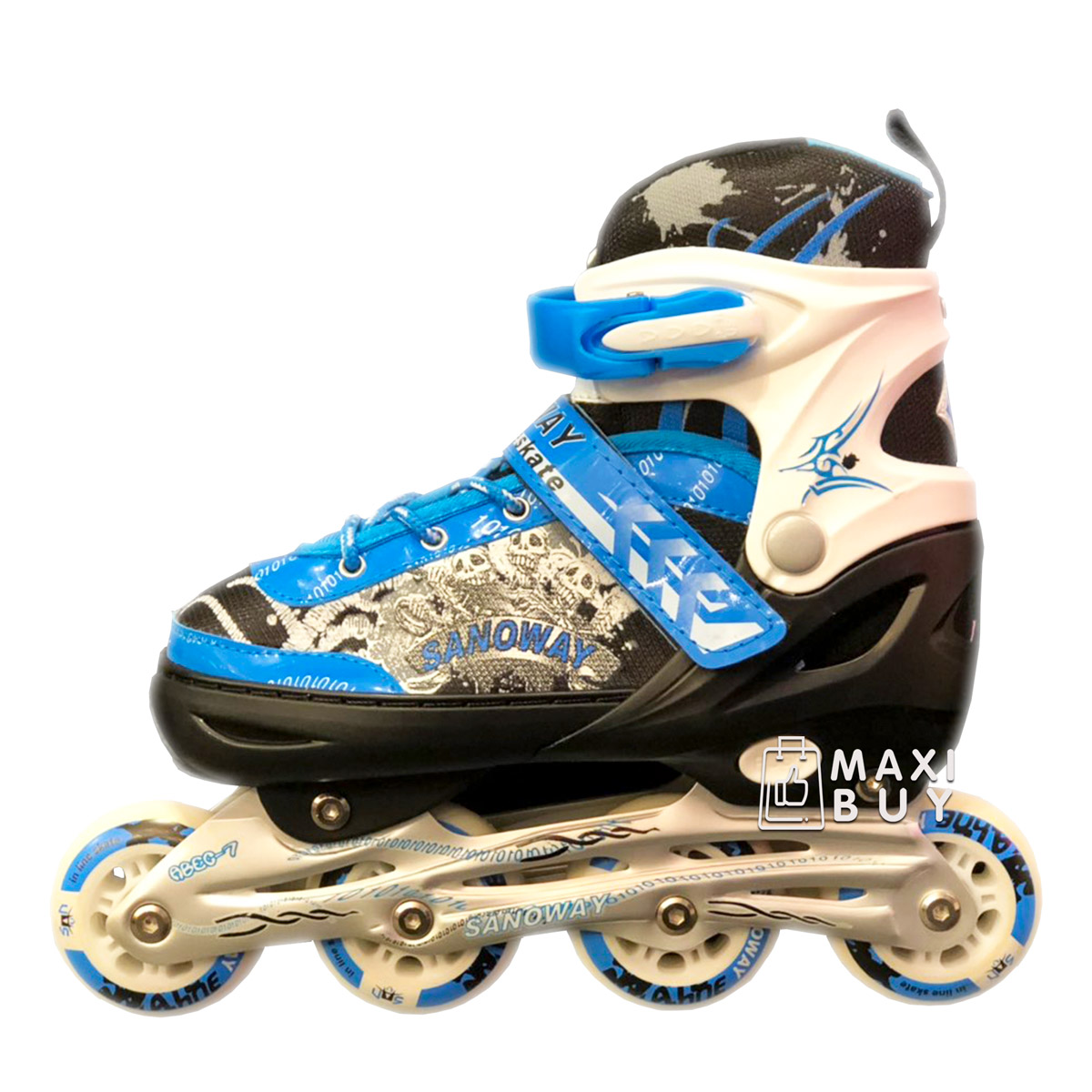 

Ролики раздвижные SkateX Lightning 37-40 Синий
