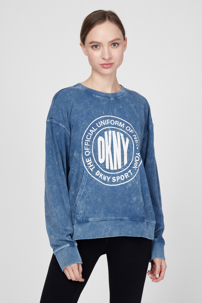 

Женский синий свитшот DKNY  DP0T7385, Женский синий свитшот DKNY M DP0T7385