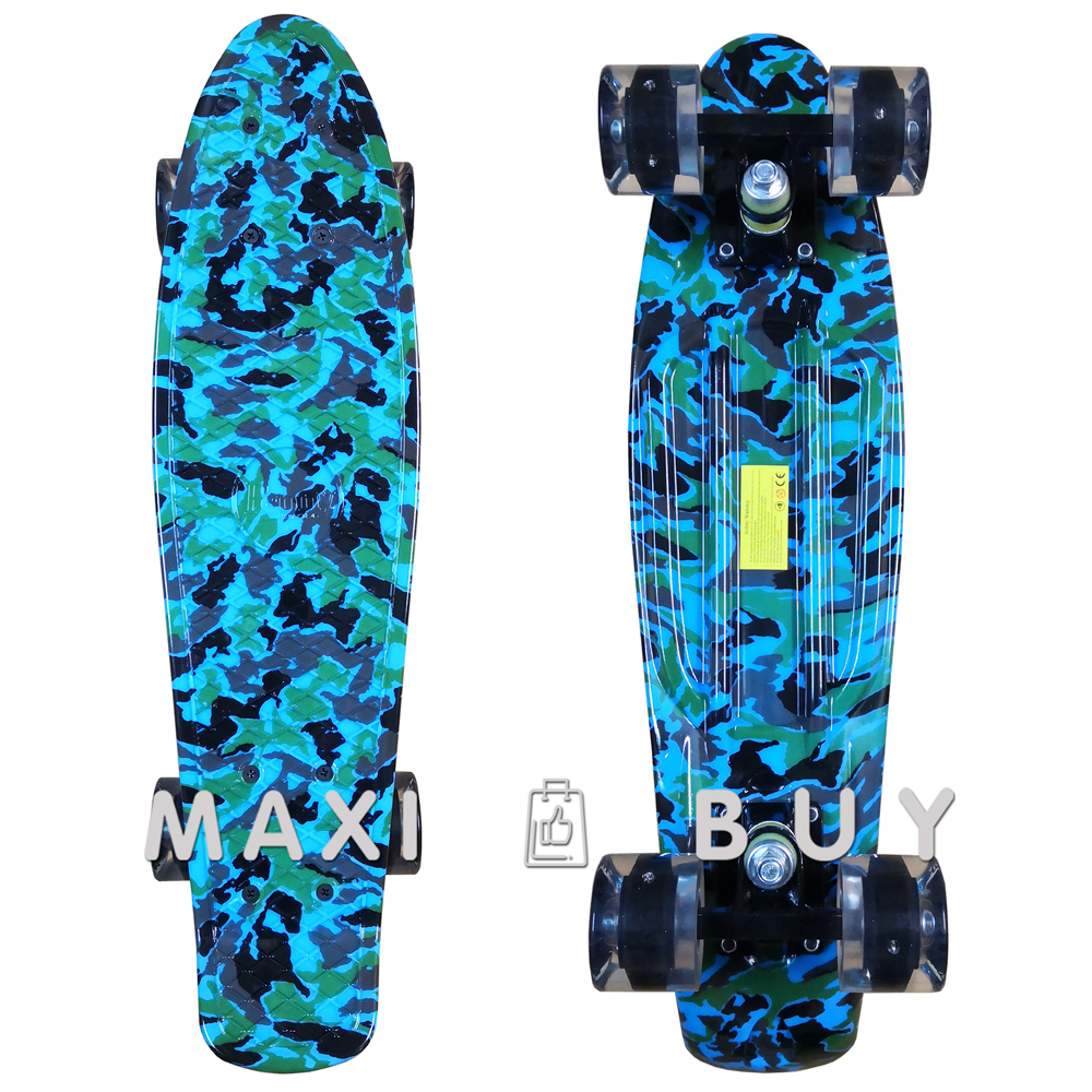 

Скейт пенни борд SkateX Penny Zetta Corps 22"