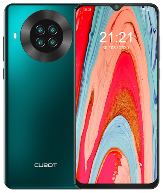 

Cubot Note 20 3/64 Gb green, 6.5", Helio A20, 3G, 4G, NFC