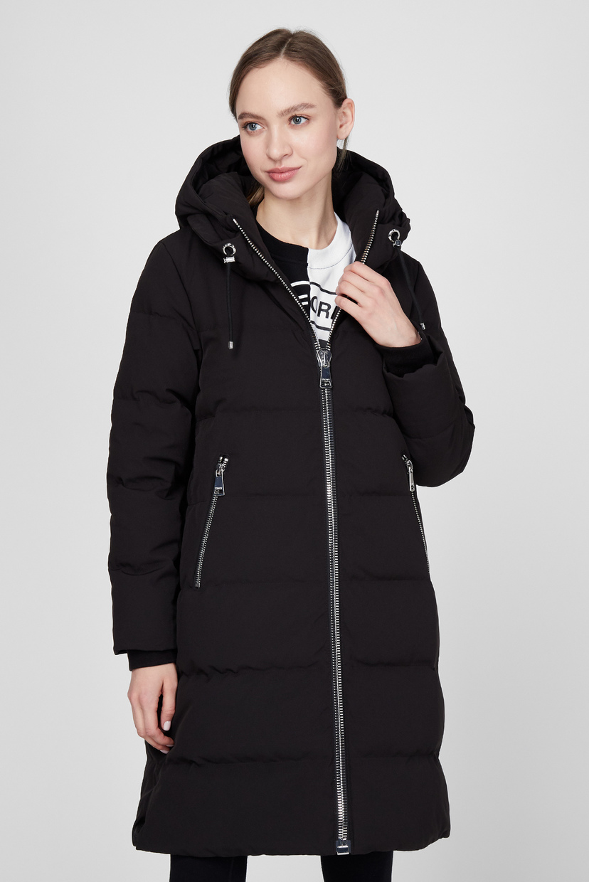 

Женская черная куртка PUFFER DKNY  DL0MD124, Женская черная куртка PUFFER DKNY M DL0MD124