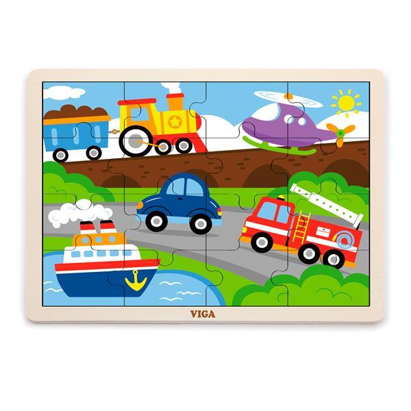 

Пазл Viga Toys "Транспорт" (51456)