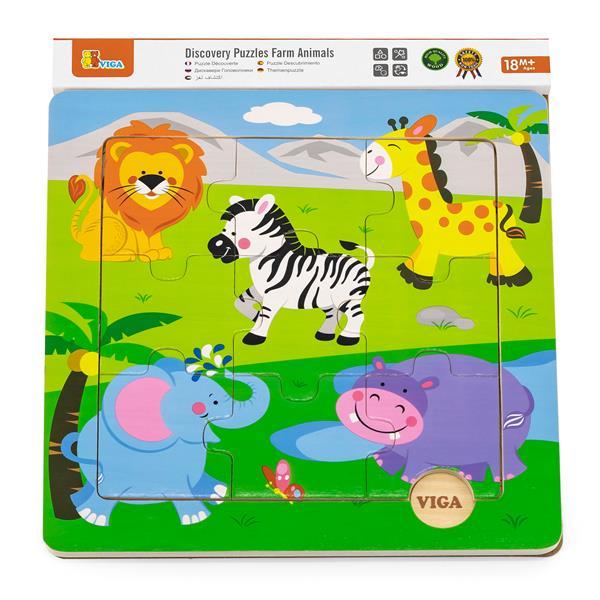 

Пазл Viga Toys Зверята в Африке (50838)
