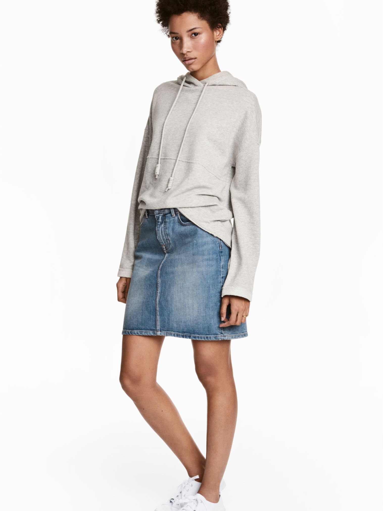

Юбка джинсовая H&M 1012-4719275 40 Синяя