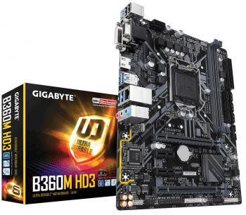 

Материнська плата GIGABYTE B360M HD3