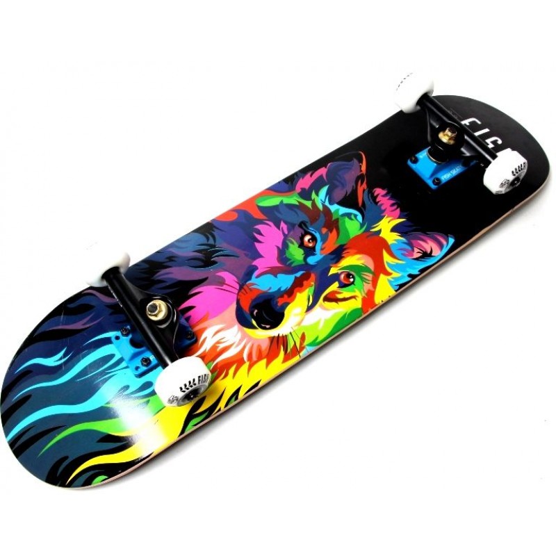 

Скейтборд деревянный Fish Skateboards Wolf 79 см ABEC-9