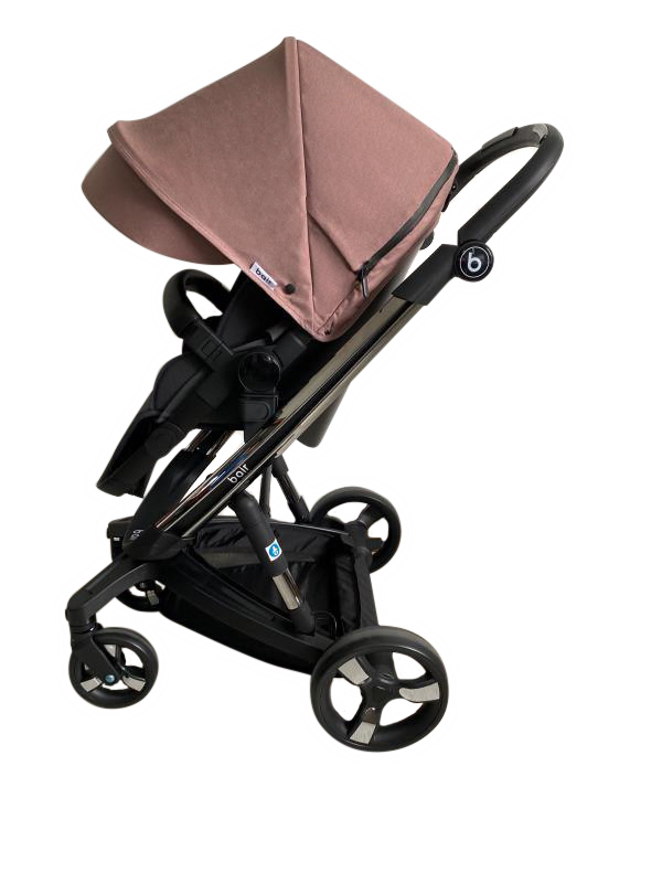 

Коляска 2 в 1 Bair Electra B-touch system BE-04 dark pink (розовый)