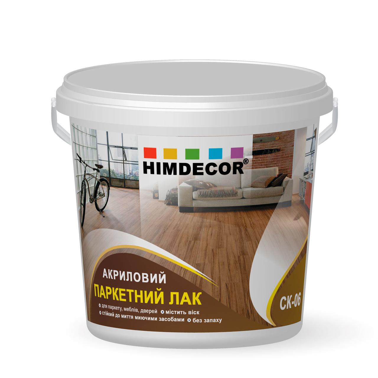 

Паркетний лак акриловий Himdecor СК-06 глянсовий 2.2 кг