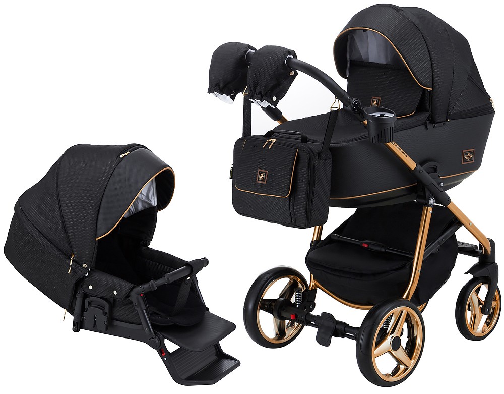 

Коляска 2 в 1 Adamex Barcelona Polar (Pink Gold) BR603