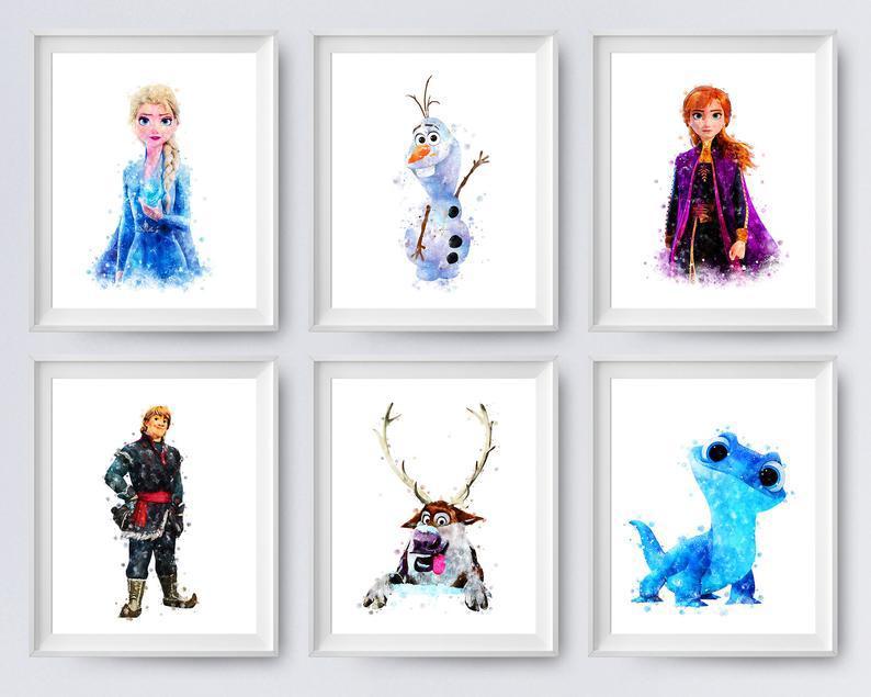 

Набор детских постеров Frozen Set формат А3 NEHILO