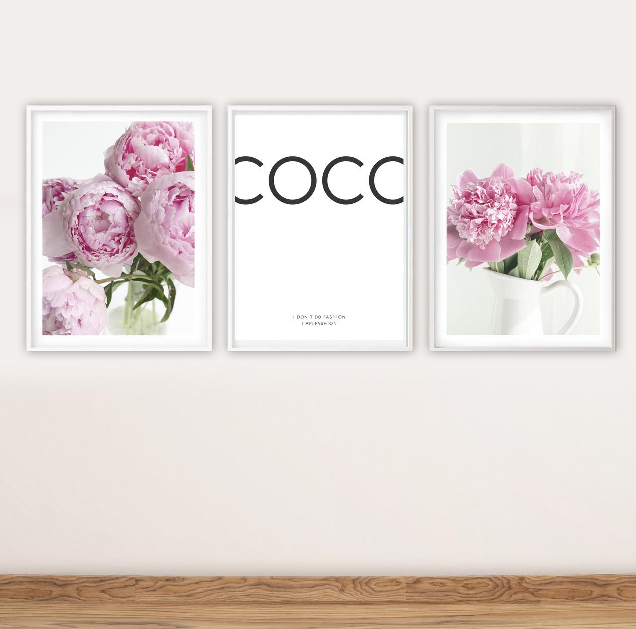 

Набор постеров Coco peonies. Формат А3 NEHILO