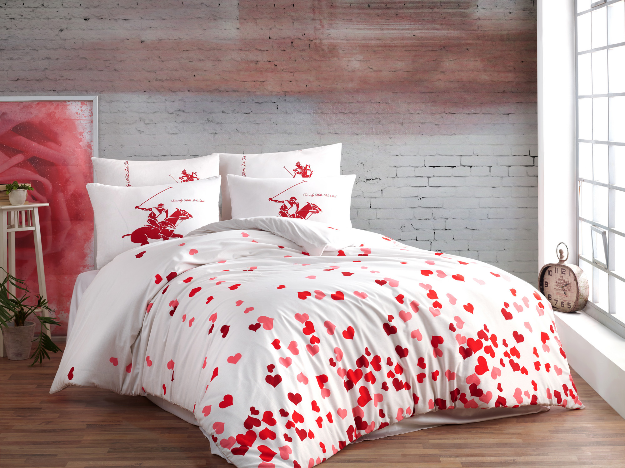 

Одностальный комплект постельного белья Beverly Hills Polo Club Мульти