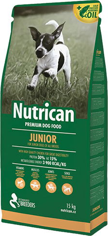 

Сухой корм Nutrican Junior для щенков со вкусом курицы 15 кг