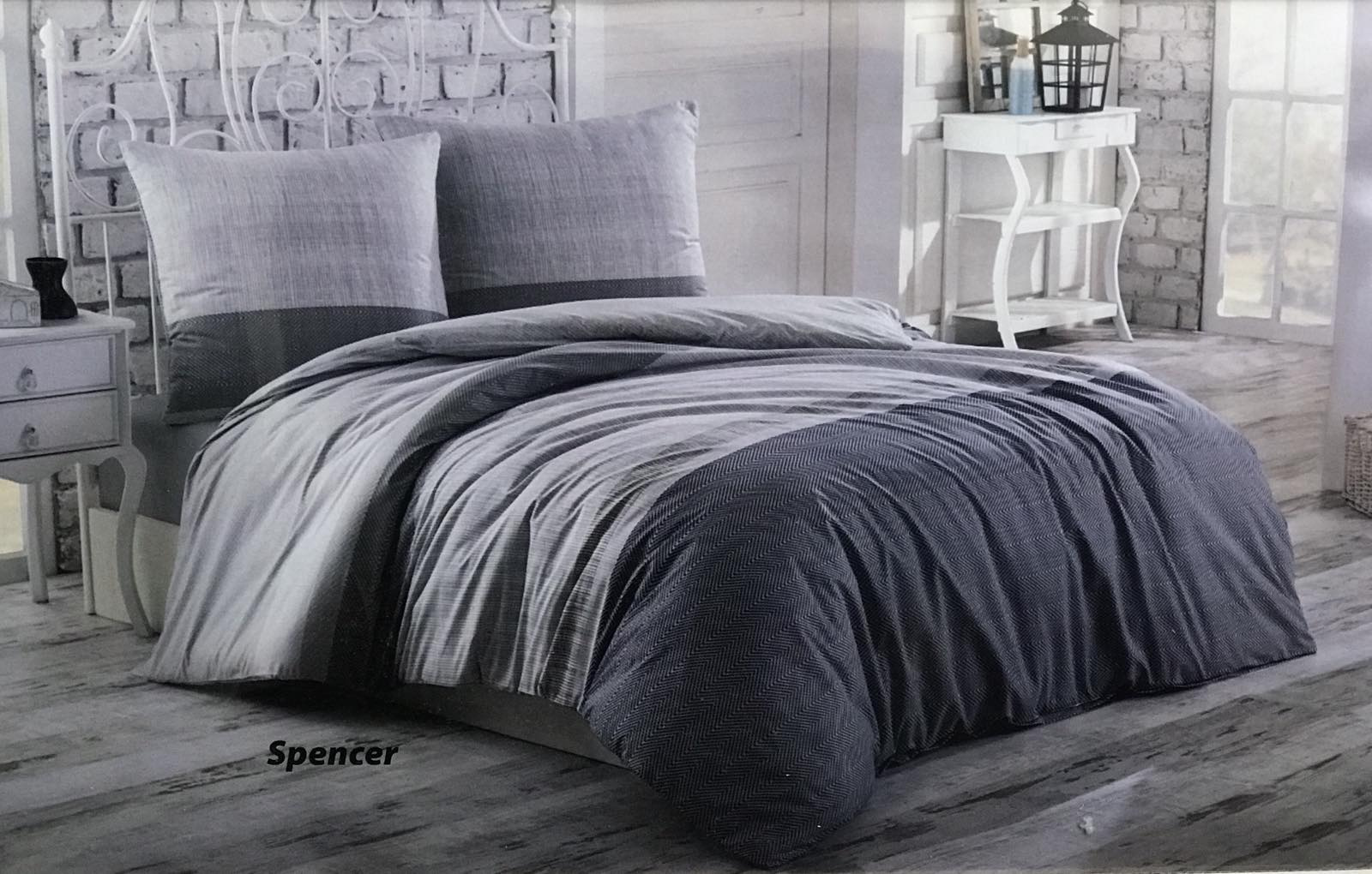 

Комплект постельного белья Zugo Home ранфорс Spencer V1 евро