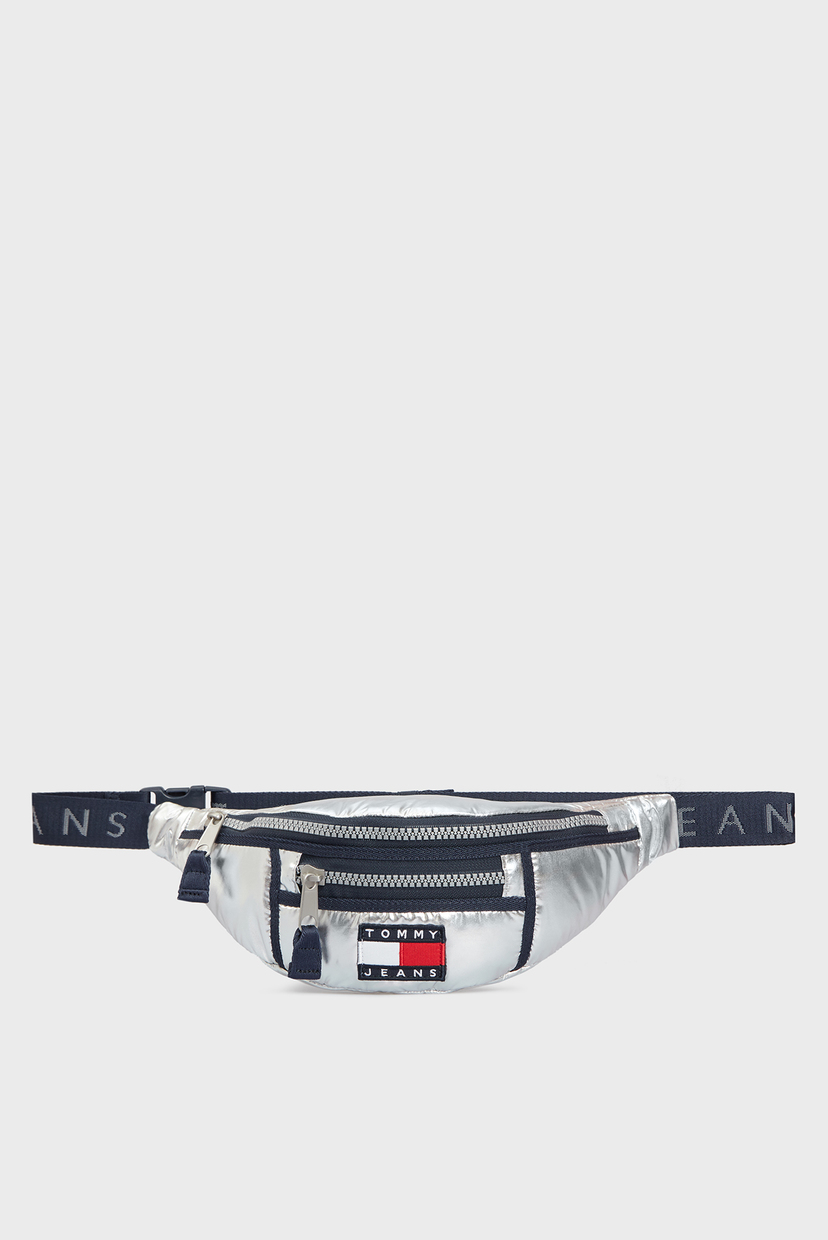 

Женская серебристая поясная сумка TJW HERITAGE Tommy Hilfiger OS AW0AW09109