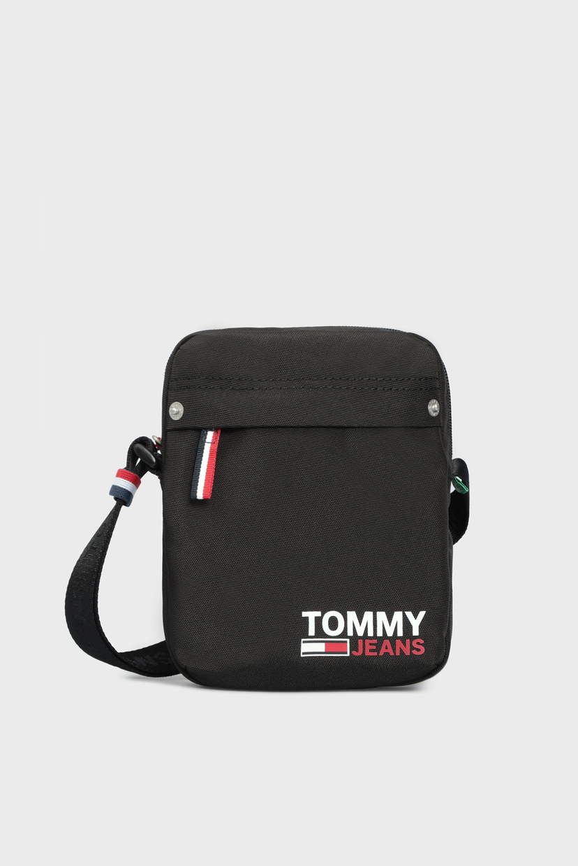 

Мужская черная сумка через плечо CAMPUS Tommy Hilfiger OS AM0AM06428