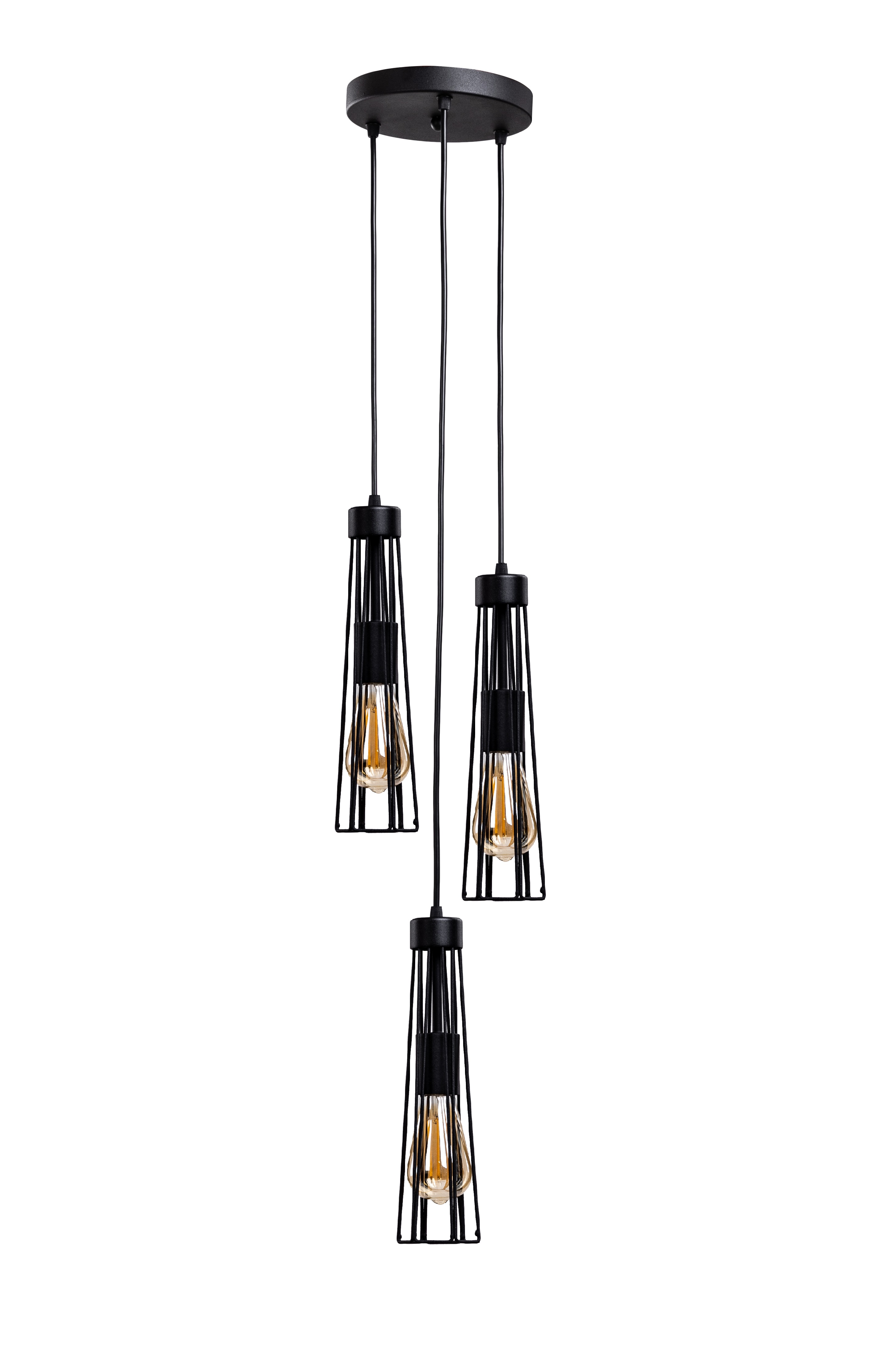 

Люстра подвесная Atma Light серии Halo СD85-3 Black