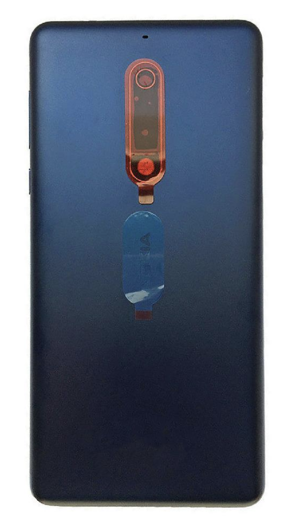 

Задняя крышка для Nokia 5 Dual Sim TA-1053, синяя, Tempered Blue, High copy