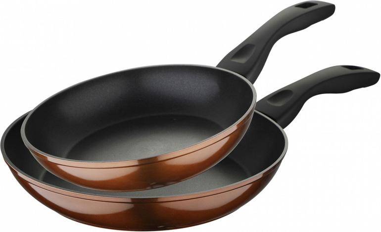 

Набор 2 сковороды Bergner Neon Bronze 22см и 26см Bergner BG-30376-BR