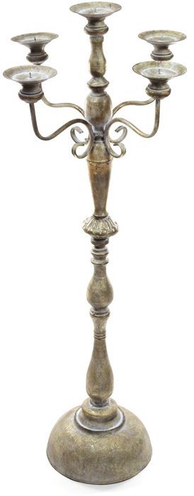 

Подсвечник декоративный Cornel 39х39х120.5см на 5 свечей, металлический Bona BD-589-100