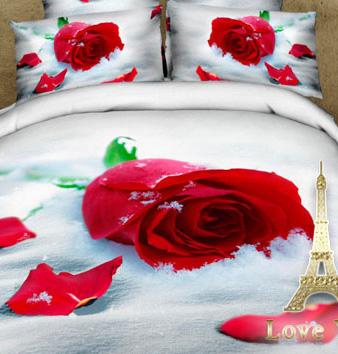 

Комплект постельного белья Love You Сатин 3D Верность Полуторный Love You LY-254-1