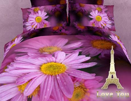 

Комплект постельного белья Love You Сатин 3D Краса Евро Love You LY-624-2