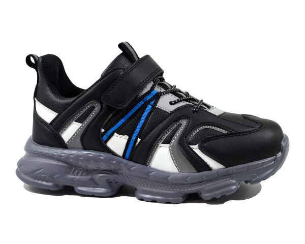 

Кроссівки ТОМ.М арт.7671A, black-blue, чорний, 35р