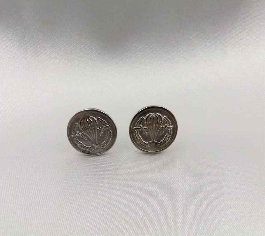 

Запонки вдв Maxi Silver 5465