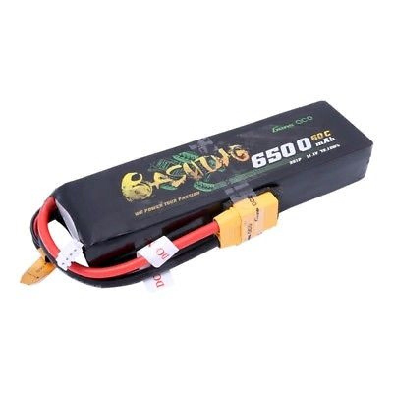 

Аккумулятор Gens Ace LiPO 11,1В 6500мАч 3S 60C 154х46х26мм 418г XT90 (B-60C-6500-3S1P-Bashing)