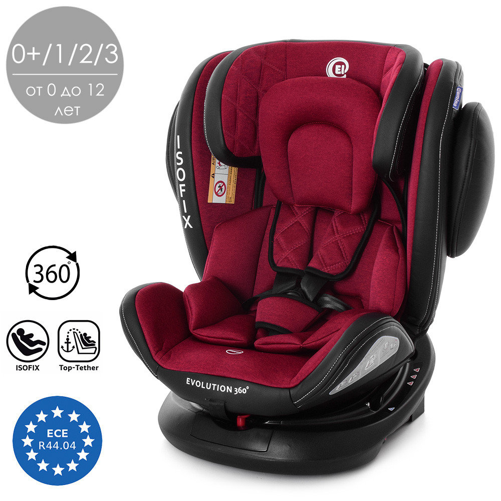 

Детское автокресло ISOFIX ME 1045 EVOLUTION 360° Красное
