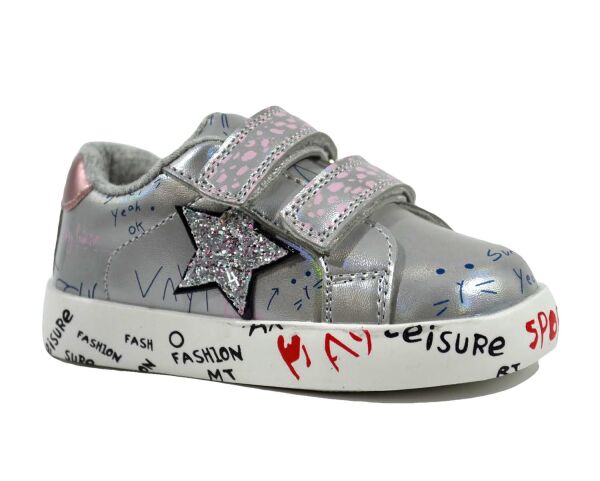 

Кросівки WeeSTEP арт.3002-P, sure yeah, срібний, 22р