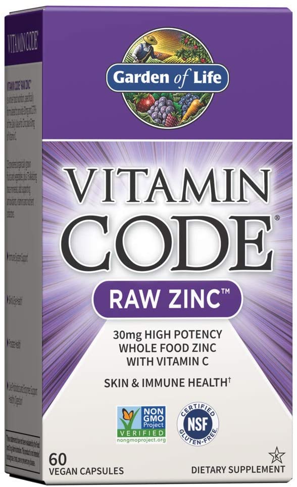 

Витамины Garden of Life Vitamin Code RAW Zinc 60 капсул (4384303018)