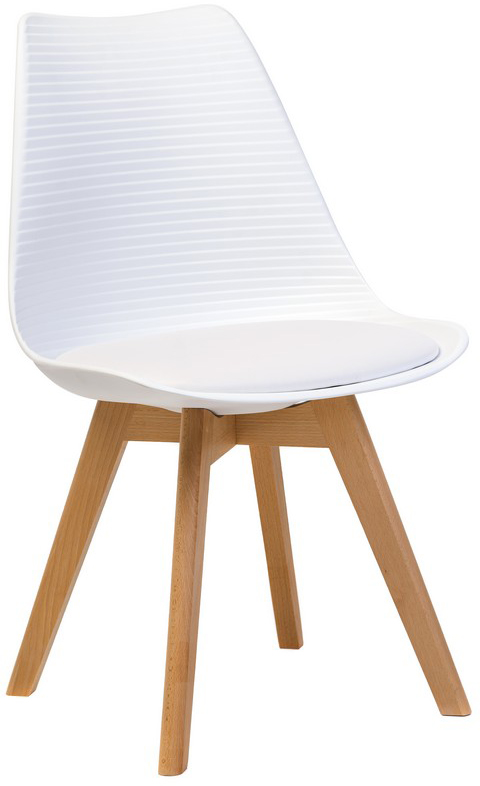 

Стул пластиковый Vetro Mebel P-01 Белый (P-01-white)