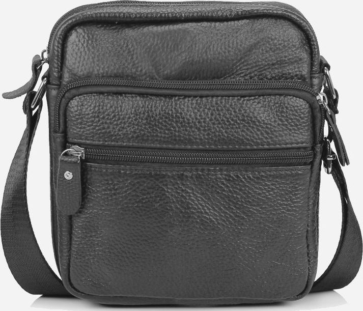 

Мужская сумка кожаная Tiding Bag NM20-2610A Черная