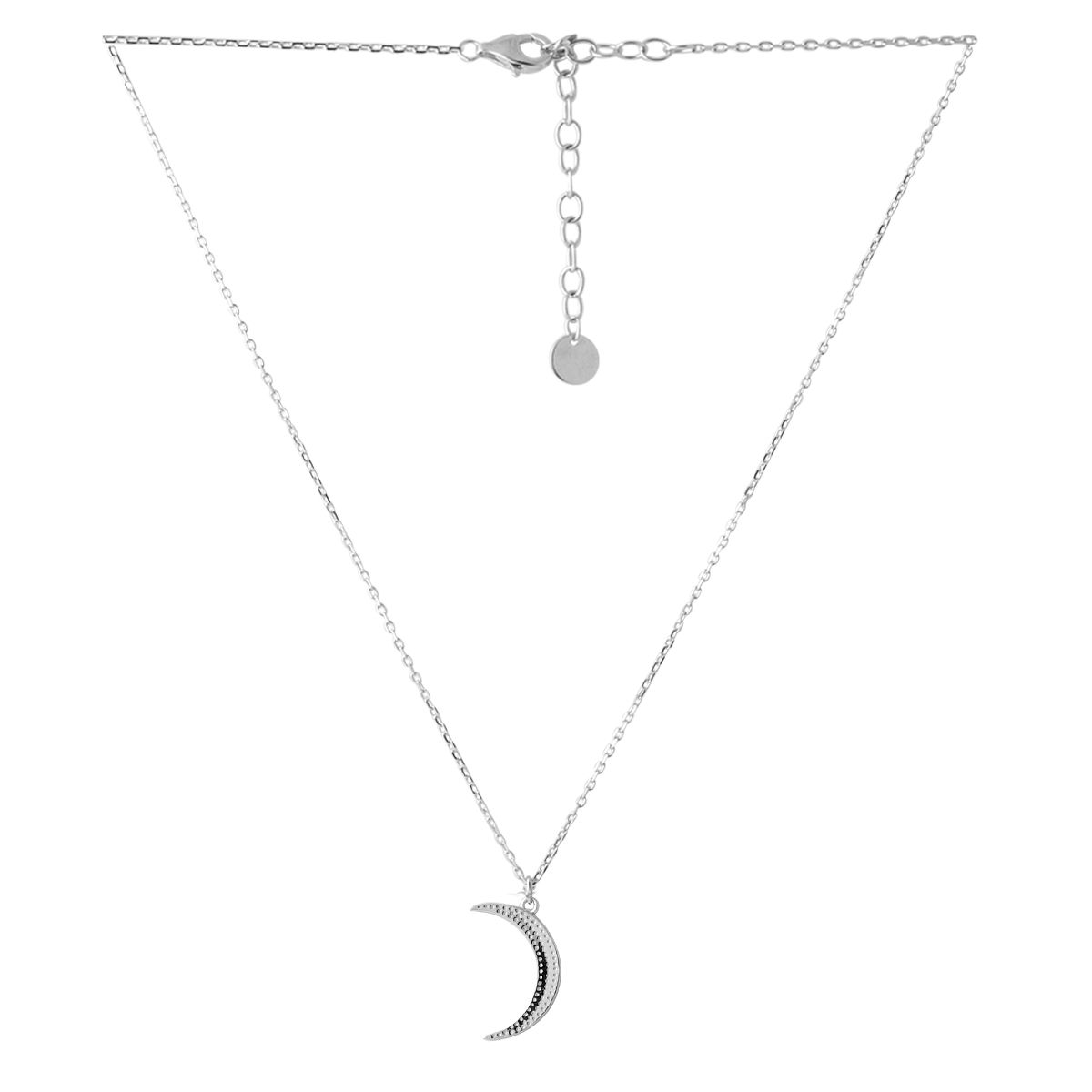 

Серебряное колье без камней 450 размер
