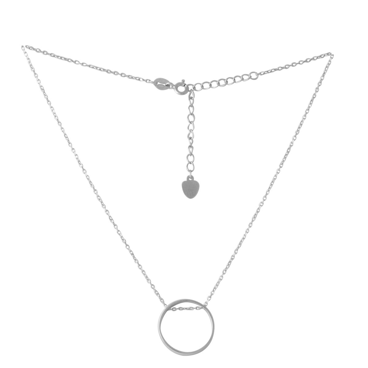 

Серебряное колье без камней 450 размер