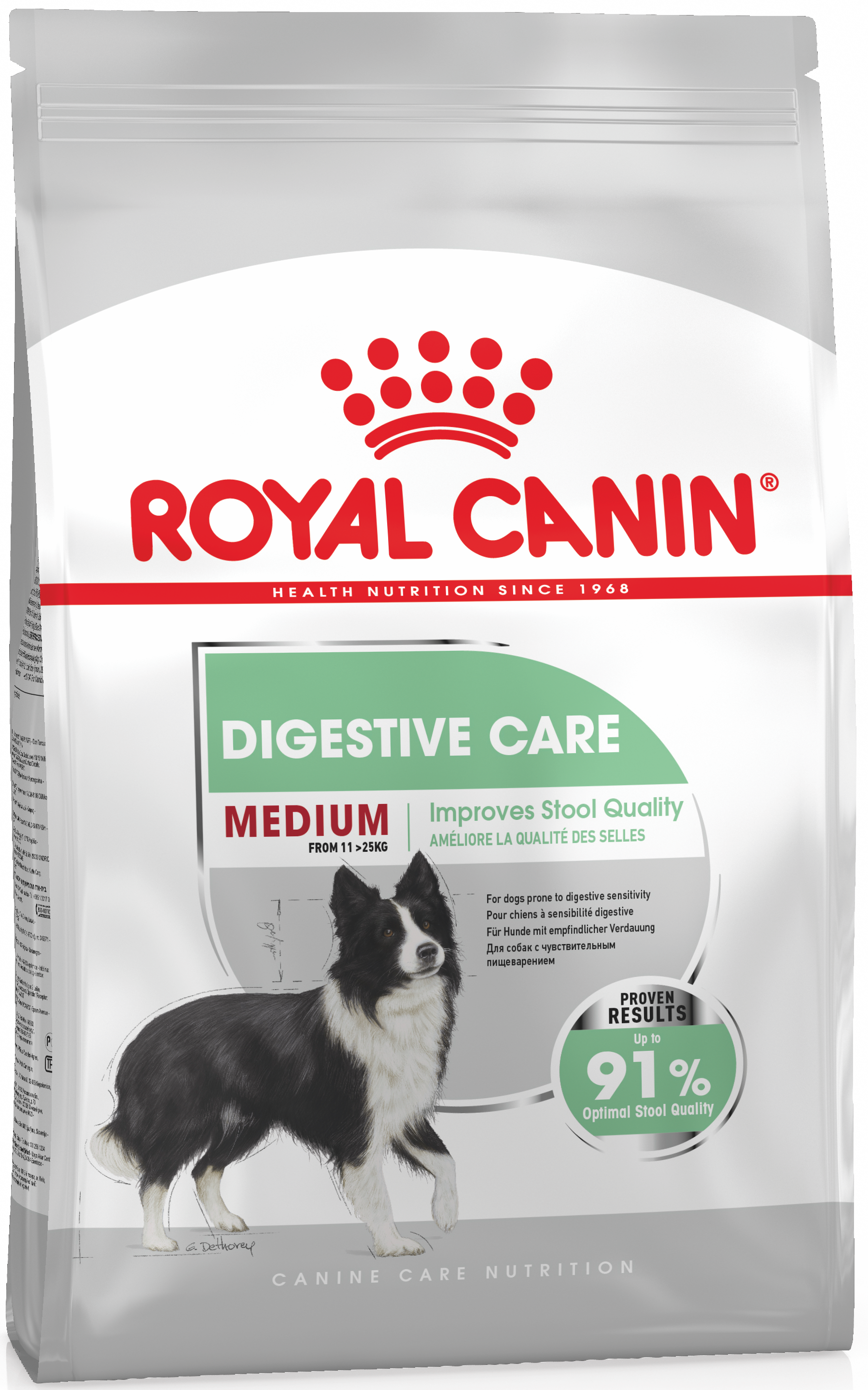 

Сухой корм Royal Canin Medium Digestive Care для собак средних пород с чувствительным пищеварением старше 12 месяцев, 3 кг