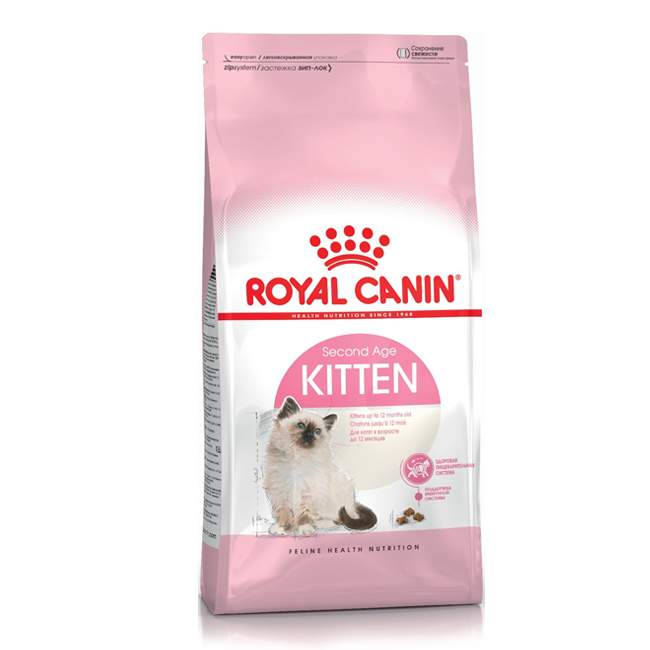 

Сухой корм Royal Canin Kitten для котят от 4 до 12 месяцев, 2 кг