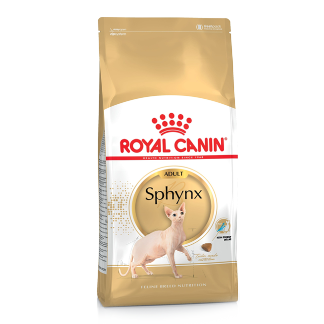 

Сухой корм Royal Canin Sphynx Adult для котов породы сфинкс от 12 месяцев, 10 кг