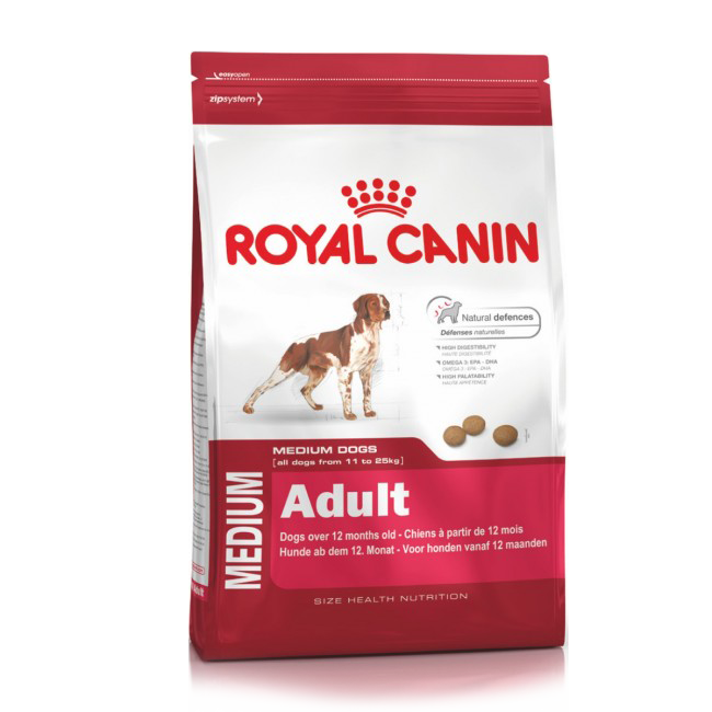 

Сухой корм Royal Canin Medium Adult для взрослых собак средних пород старше 12 месяцев, 4 кг