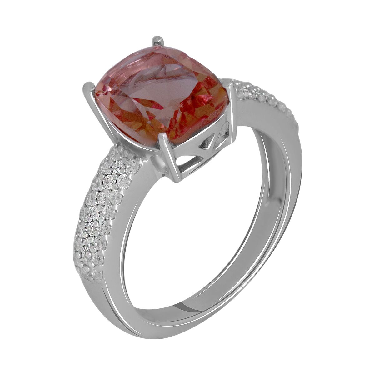 

Серебряное кольцо с Султанит султанитом 3.778ct 17 размер