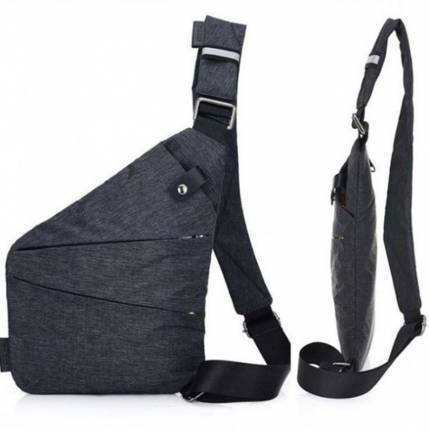 

Cross body GTM Black l Мужская водонепроницаемая сумка Adv